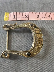 Vintage Ivar Hyden Brass Belt Buckle - Picture 1 of 5