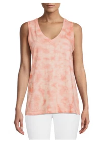 Time And Tru Women’s tank Top V-Neck Size M (8-10) orange NWT - Picture 1 of 2
