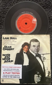 Lani Hall - JAMES BOND – Never Say Never Again 7'' Vinyl 1983 TESTED EX/VG VIDEO - Picture 1 of 8