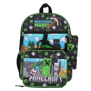 BIOWORLD MINECRAFT 5 PC BACKPACK SET - Picture 1 of 9
