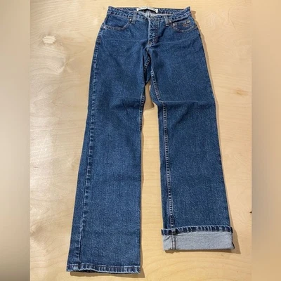 Harley-Davidson Blue Denim Bootcut Jeans Size 2 (OC) - Image 1 of 4