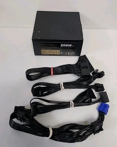 Silverstone SX500-LG 500W PSU, série SFX-L, entièrement modulaire, 80PLUS or - Photo 1/8