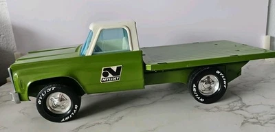 Vintage 1960/70’s Nylint Farms Pressed Steel GMC Flat Bed Truck Made In The USA - Image 1 of 4