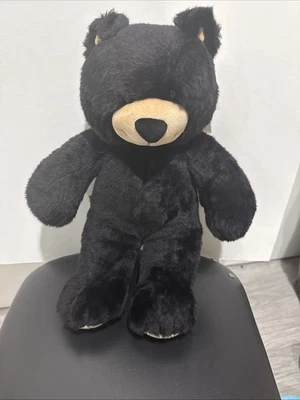 Vintage Build A Bear Plush Black Teddy Bear Dimples Stuffed Animal 16" Retired - Image 1 of 4