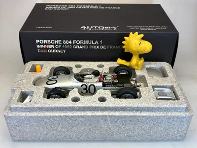 1:18 AUTOart PORSCHE 804 F1 #30 WInner Dan Gurney Grand Prix Francia 1962 86273 Foto 1 de 4