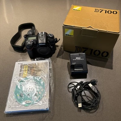 Nikon D7100 24.1 MP Digital SLR Camera - Black - Image 1 of 3