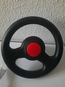 BIG Bobby Car Lenkrad schwarz neu Ersatzlenkrad Car oder Traktor mit Hupe - Bild 1 von 4