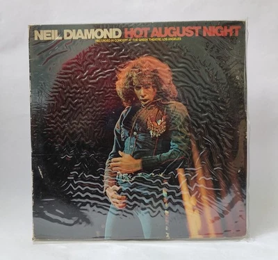 Neil Diamond - Hot August Night - Double Music Vinyl Record - Image 1 of 4