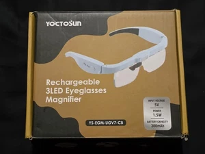 Yoctosun Wiederaufladbare 3LED Brillenlupe - Bild 1 von 20