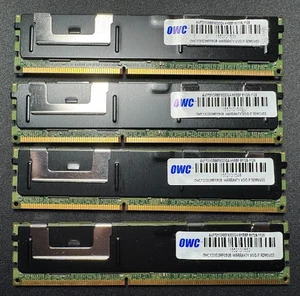 OWC MEMORY 32GB  (4 X 8GB) OWC 8GB DDR3 ECC 1333MHz DIMMs OWC1333D3C8M32K - Picture 1 of 4
