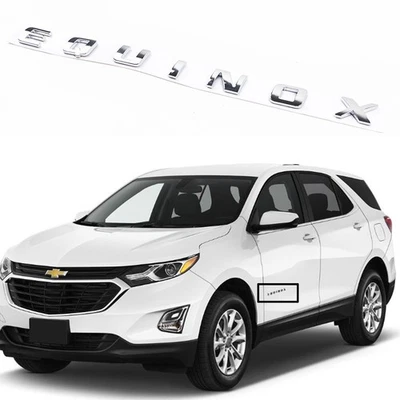 For Equinox Left or Right Door Nameplate Letter Badge Emblem Sport Gloss Chrome - Image 1 of 2