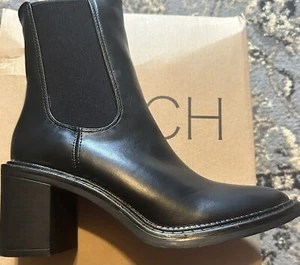 BEACH by Matisse Emma Pull On Booties Womens Black Casual Boots EMMA-015 Size 9M - Picture 1 of 2