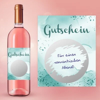 AUFKLEBER SET - Gutschein - Rubbelsticker Silber - zum selber beschriften - Bild 1 von 4