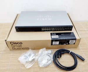 Cisco SG500X-24-K9 24x GE 4x XG SFP+ Managed Stackable Ethernet Switch in Box - Bild 1 von 1