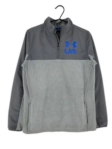 UNDER ARMOUR Pullover In Fleece Per Ragazzi 1/4 Zip Taglia XL - Picture 1 of 8