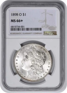 1898-O Morgan Silver Dollar MS66+ NGC - Picture 1 of 2