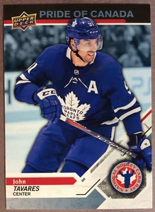 2018-19 Upper Deck NHCD Pride Of Canada #CAN-7 John Tavares Toronto Maple Leafs - Picture 1 of 1