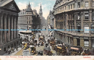 R438190 The Mansion House and Poultry London 1905 - Picture 1 of 4