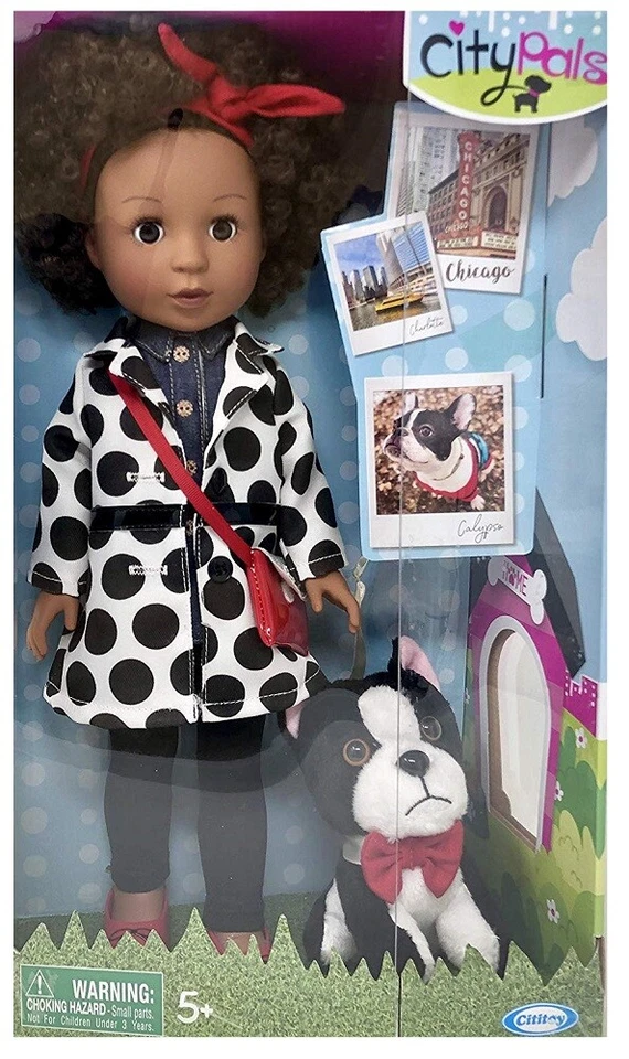 Кукла City Pals кукла Chicago Charlotte и ее собака Калипсо - Изображение 1 из 4