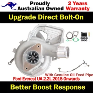 Upgrade Billet Turbo No Actuator+Oil Feed Pipe For Ford Everest UA 2.2L 2015- - Picture 1 of 16