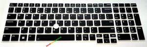 Keyboard Skin Cover for Lenovo ThinkPad L15 Gen 4 15″, P16s/T16 Gen 3, L16 Gen 1 - Picture 1 of 7