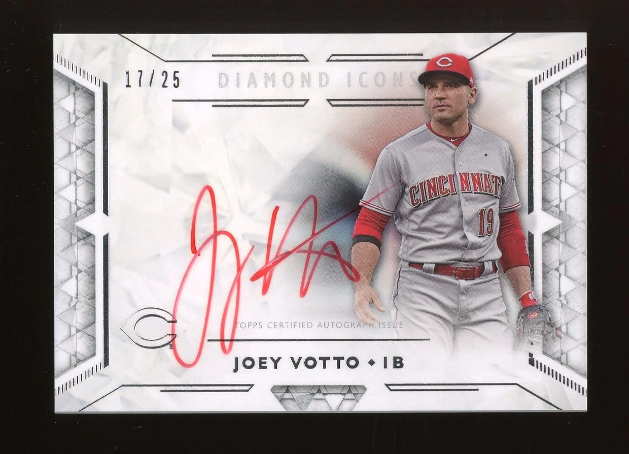 2018 Topps Diamond Icons Joey Votto Cincinnati Reds AUTO 17/25