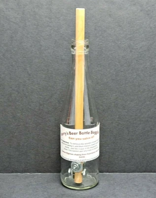 Rompecabezas mecánico Boggler botella de cerveza Barry's rompecabezas - ¿Puedes resolverlo? Foto 1 de 4