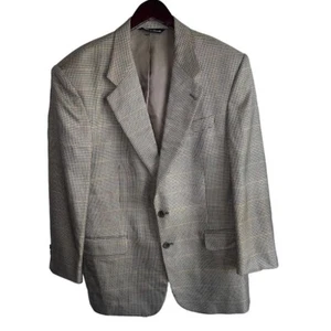 Jack Victor Montreal Houndstooths Men's Wool Silk Blend Blazer 42R - Picture 1 of 11