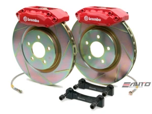 Brembo Front GT Brake 4pot Red 330x28 Slot Rotor Beetle Golf GTI Jetta Rabbit - Picture 1 of 1
