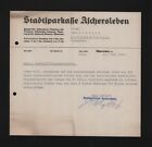 ASCHERSLEBEN, list 1940, Stadtsparkasse Aschersleben