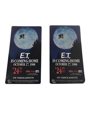 E.T. PEPSI STICKER display advertising VHS giveaway extra terrestrial 80s RARE Foto 1 de 4