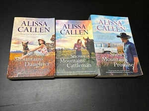 Alissa Callen, Bundle Of 3 x Books, Snowy Mountain Daughter, Cattle Man, PRP17 - Picture 1 of 11