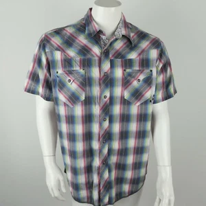 Roper Men's Western Snap Button Shirt Size Large - Picture 1 of 7
