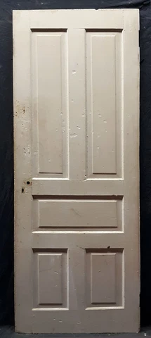 29.5"x79.5" Antique Vintage Old Victorian Interior SOLID Wood Wooden Door Panels Cover