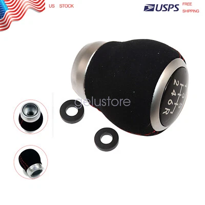 Perilla de cambio ponderada Alcantara 6 velocidades para Subaru Impreza WRX STI 2004-2021 Foto 1 de 4