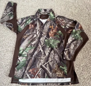 Under Armour x Realtree Camo 1/4 zip lightweight pullover mens size small - Picture 1 of 10