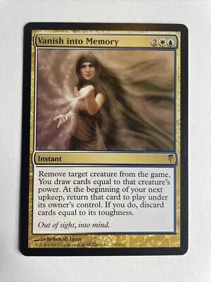 MTG Vanish into Memory Coldsnap 133/155 Regular Uncommon - Image 1 of 2