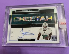 2022 Panini Impeccable Nickname Autograph TYREEK HILL Auto #/49 On Card Dolphins