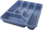5 Compartment Plastic Cutlery Tray Organiser Rack Utensils Spoons Kitchen Drawer