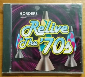 CD ... BORDERS  RELIVE THE '70S  -  8 ARTISTS / TRACKS  new . sealed - Picture 1 of 2