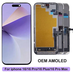 Incell For iphone 16/Pro/16 Plus/16 Pro Max LCD Display Touch Screen Digitizer - Picture 1 of 1