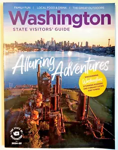 WASHINGTON STATE VISITORS GUIDE 2024-25 MAGAZINE -NATURAL WONDERS -WINERIES 122p - Picture 1 of 3