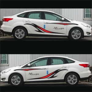 Universal Car Body Side Stickers Graphics Vinyl Graphics Decals For Truck Pickup - Foto 1 di 6