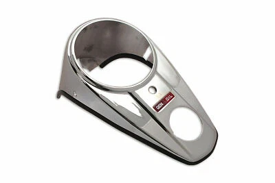 Panel de instrumentos cromado de dos luces para Harley Davidson por V-Twin 47-1961 FL Foto 1 de 3