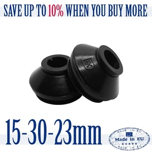 2 X High Quality Rubber 15 30 23 Dust Cover and Ball Joint Boots Tie Rod End - Picture 1 of 4