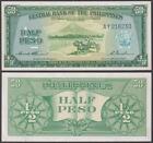 Central Bank of the Philippines, 1/2 Peso, 1949, AU, P-132