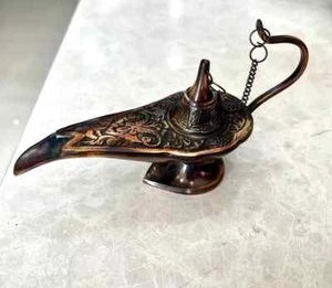 Aladin The Genie Oil lamp - Brass Aladdin Lamp - !!! beautiful design !!! - Picture 1 of 7