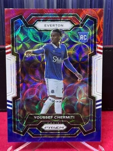 2023-24 Panini Prizm Premier YOUSSEF CHERMITI Red White Blue Choice NO259 RC - Picture 1 of 2