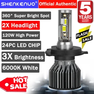 LED Headlight H4 HB2 9003 6000K High/Low Bulb V2T For HONDA CIVIC 1992-2002 2003 - Imagen 1 de 9