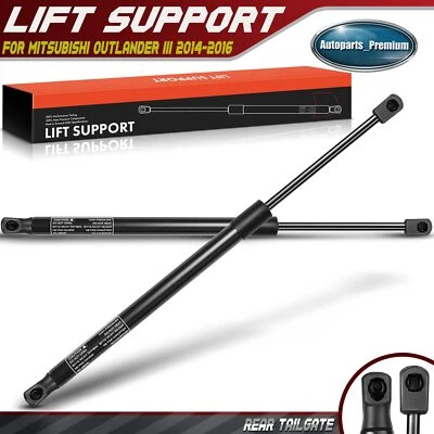 2x Soportes de elevación de puerta trasera amortiguadores puntales para Mitsubishi Outlander 2014 2015 Foto 1 de 4